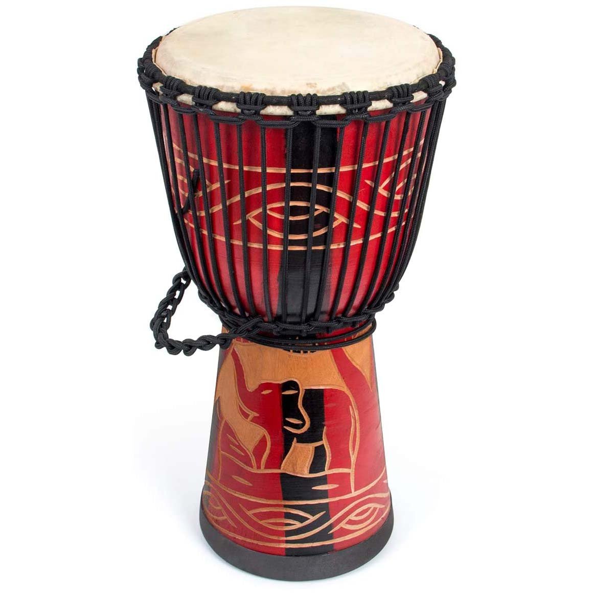 TSTS African Drum 10-inch Djembe Goatskin Clapping Djembe Djembe Child  Beginner Adult Tambourine Instrument