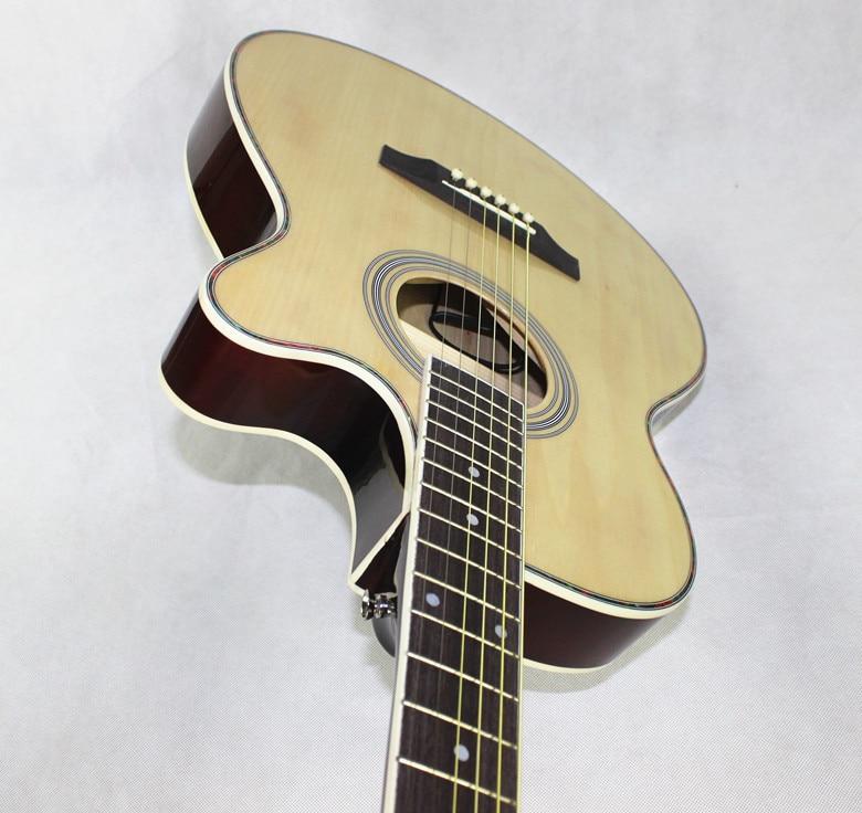 GAMMA Series 40 inch Slimbody Acoustic Guitar (GM40S) slim body akustik  gitar 40inci tali besi free gifts package set